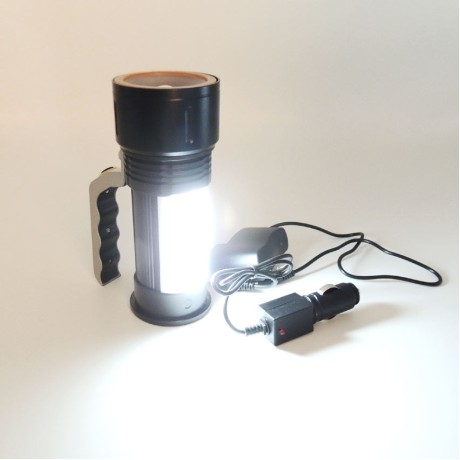 Şarjlı Fener, Led Lambalı Projektör Kamp Işık 3 Watt 3 Kademe