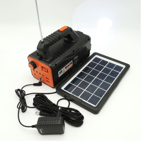 Işıldak Solar Güneş Şarjlı Led Kamp Lamba Fener FM Bluetooth MP3