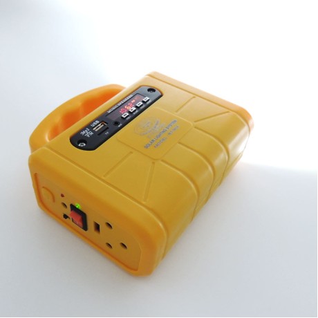 Sarı Solar Güneş Şarjlı Led Kamp Lambası, Fener FM Bluetooth MP3