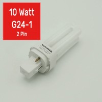 Kompakt Floresan Ampul 10W G24-1 Beyaz Işık 2 Pin  