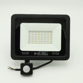 Sensörlü SMD Beyaz Işıklı Led Projektör Lamba 50 Watt